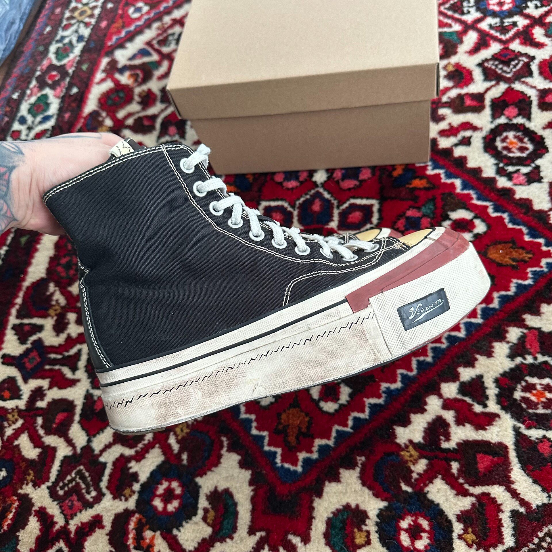 Visvim Skagway Hi High-Top Sneakers — detail
