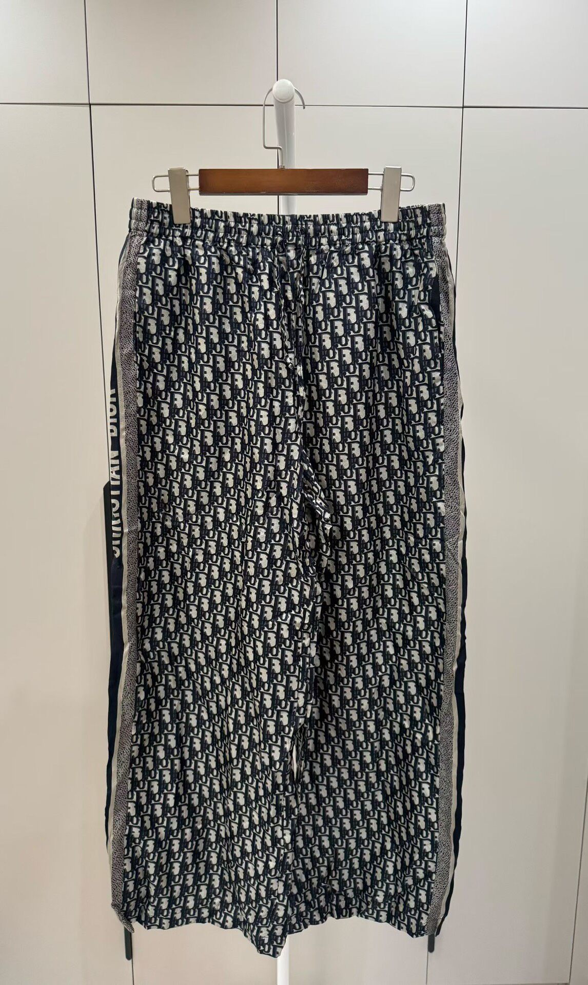 Dior Monogram Silk Wide-Leg Trousers