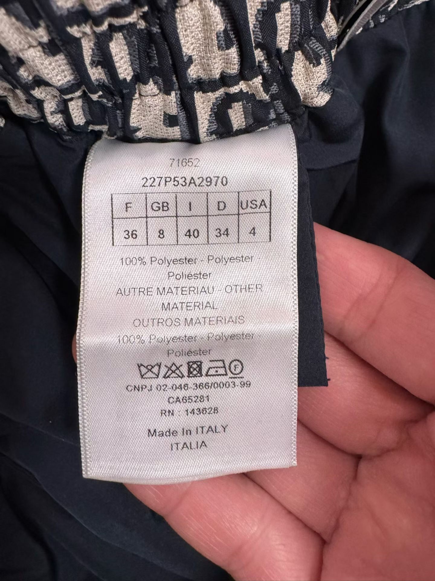 Dior Monogram Women’s Skort — back
