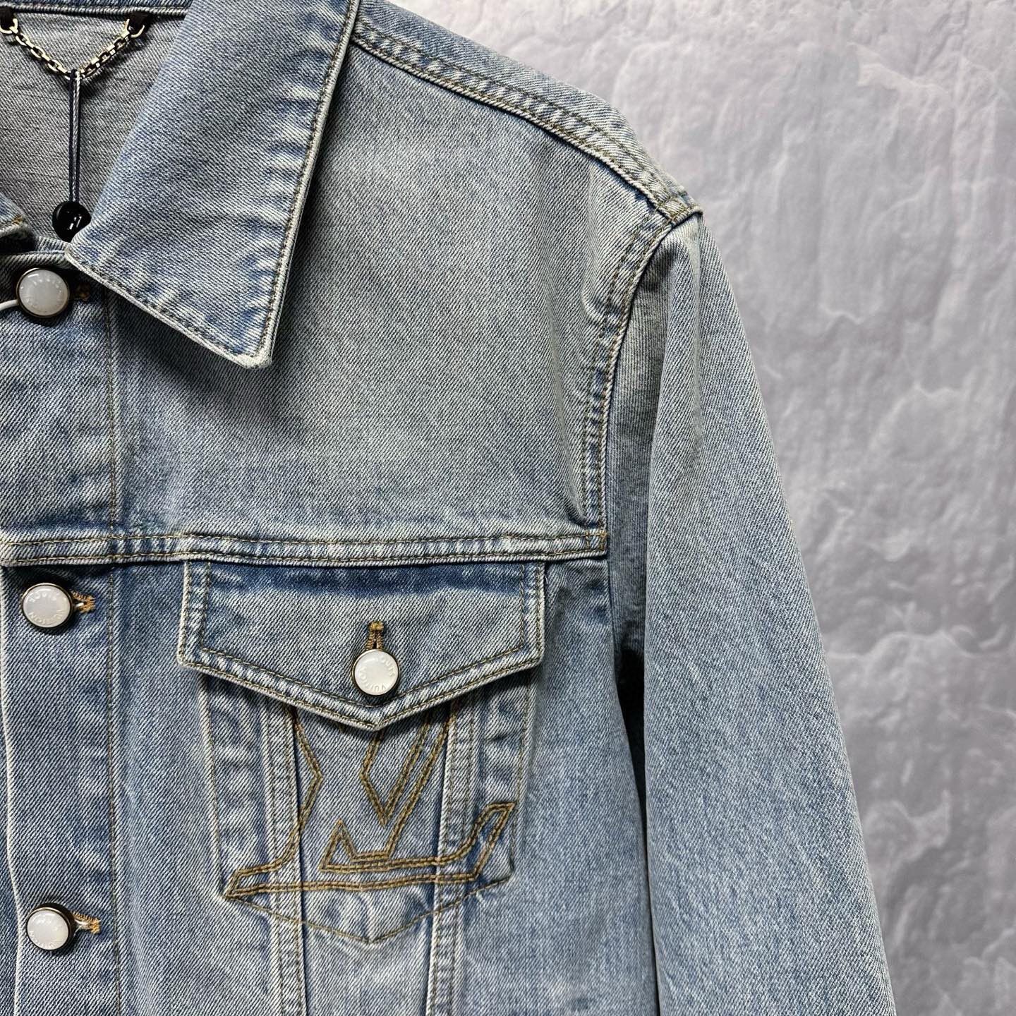 Louis Vuitton SS25 Denim Jacket — detail
