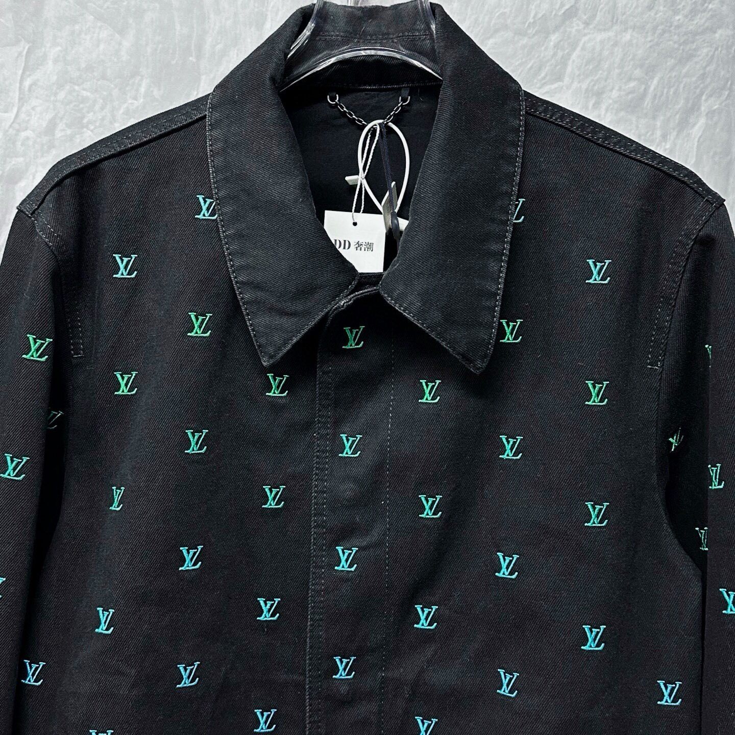 Louis Vuitton FW25 Gradient Denim Jacket — front