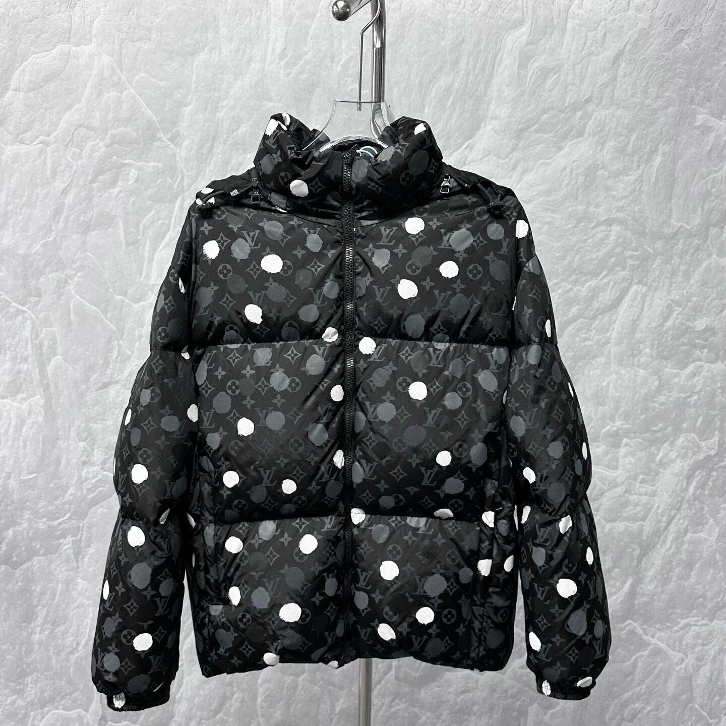 Louis Vuitton x Kusama Polka Dot Puffer Jacket — front