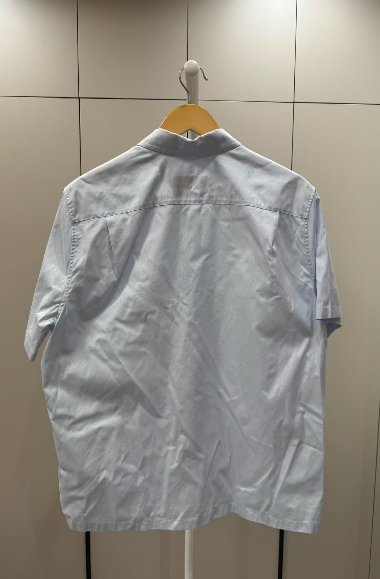 Louis Vuitton Light Blue Short-Sleeve Shirt — front