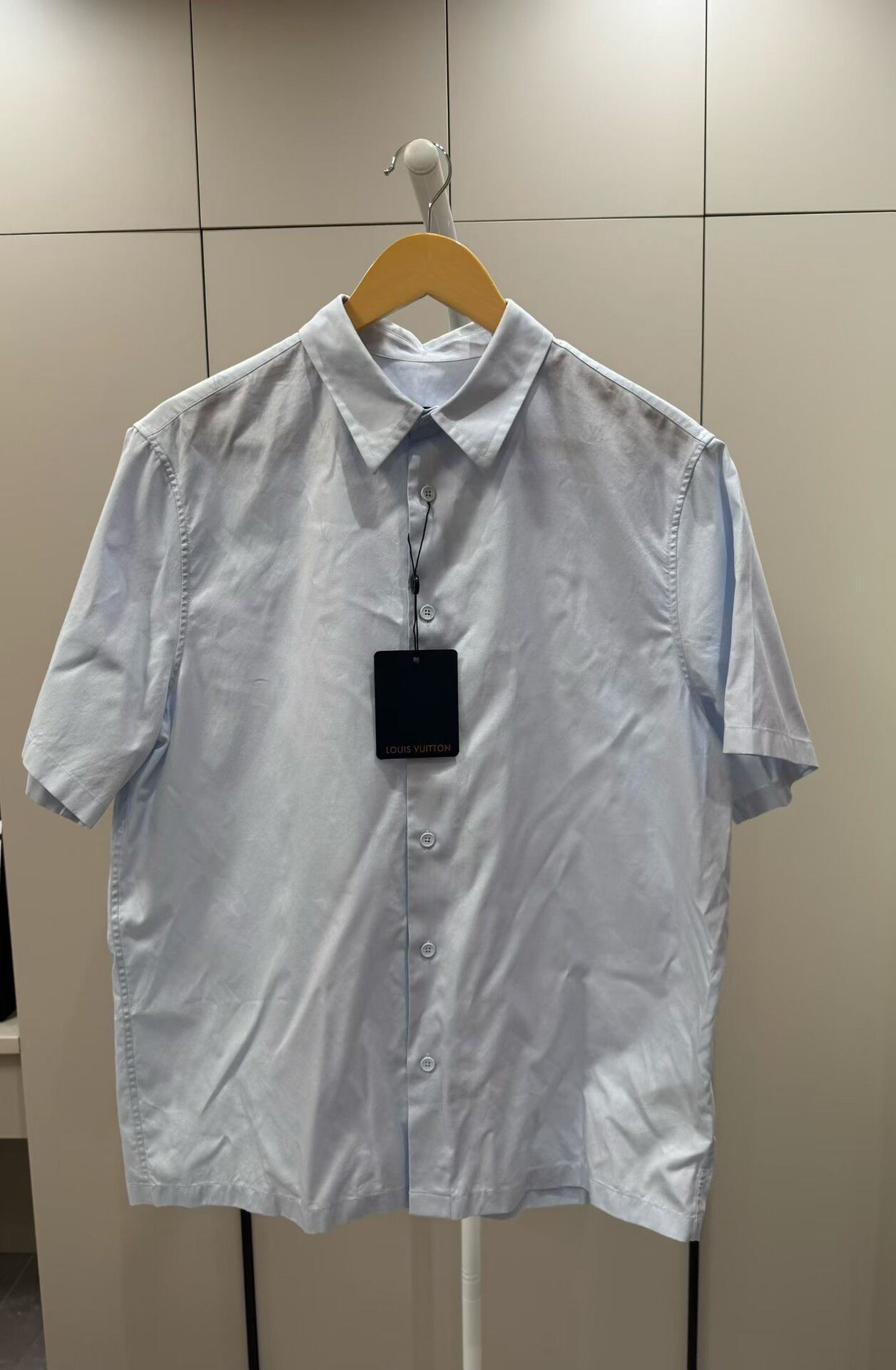 Louis Vuitton Light Blue Short-Sleeve Shirt