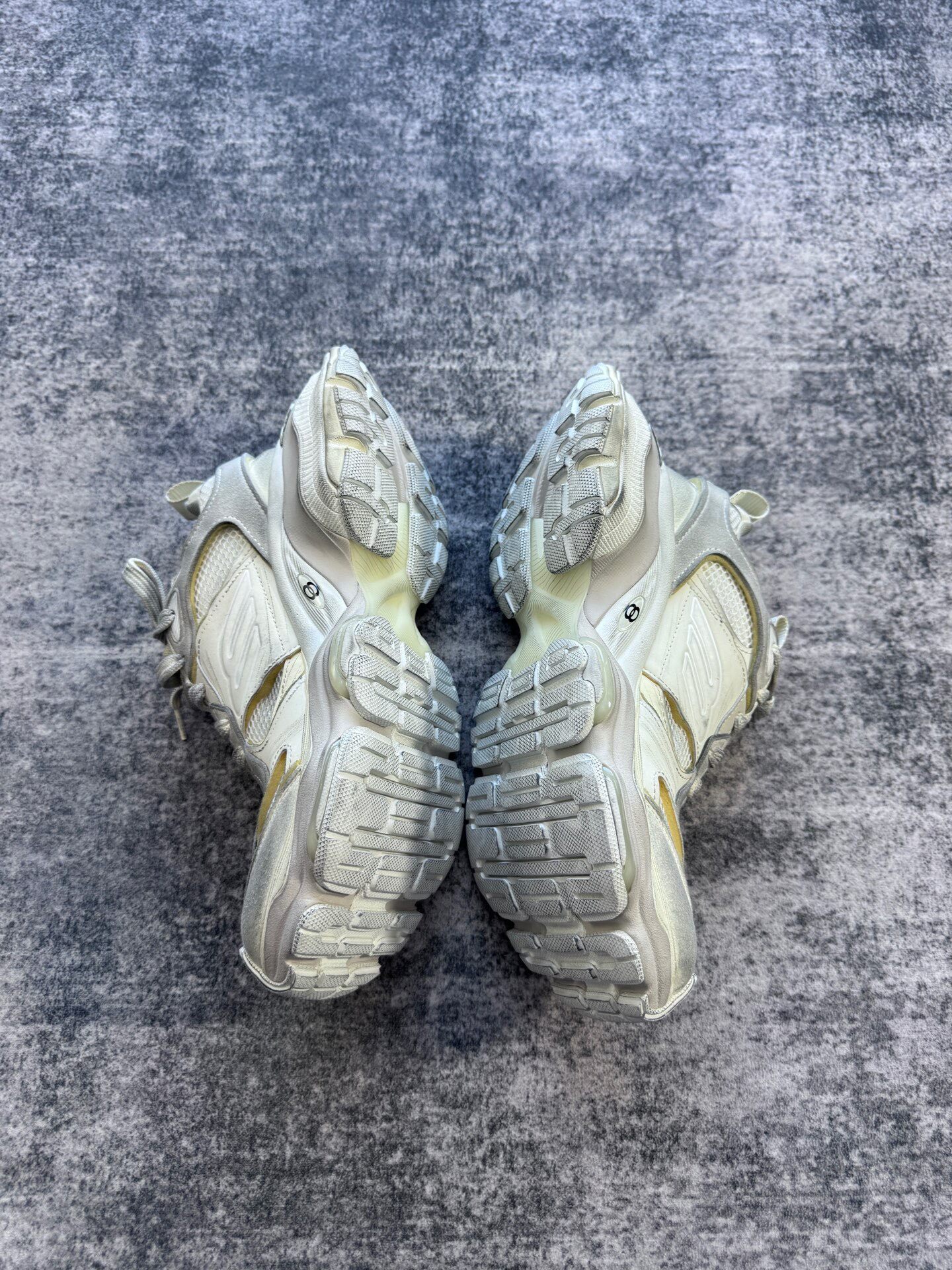 Balenciaga Gray Cargo Dad Sneakers 39 — label