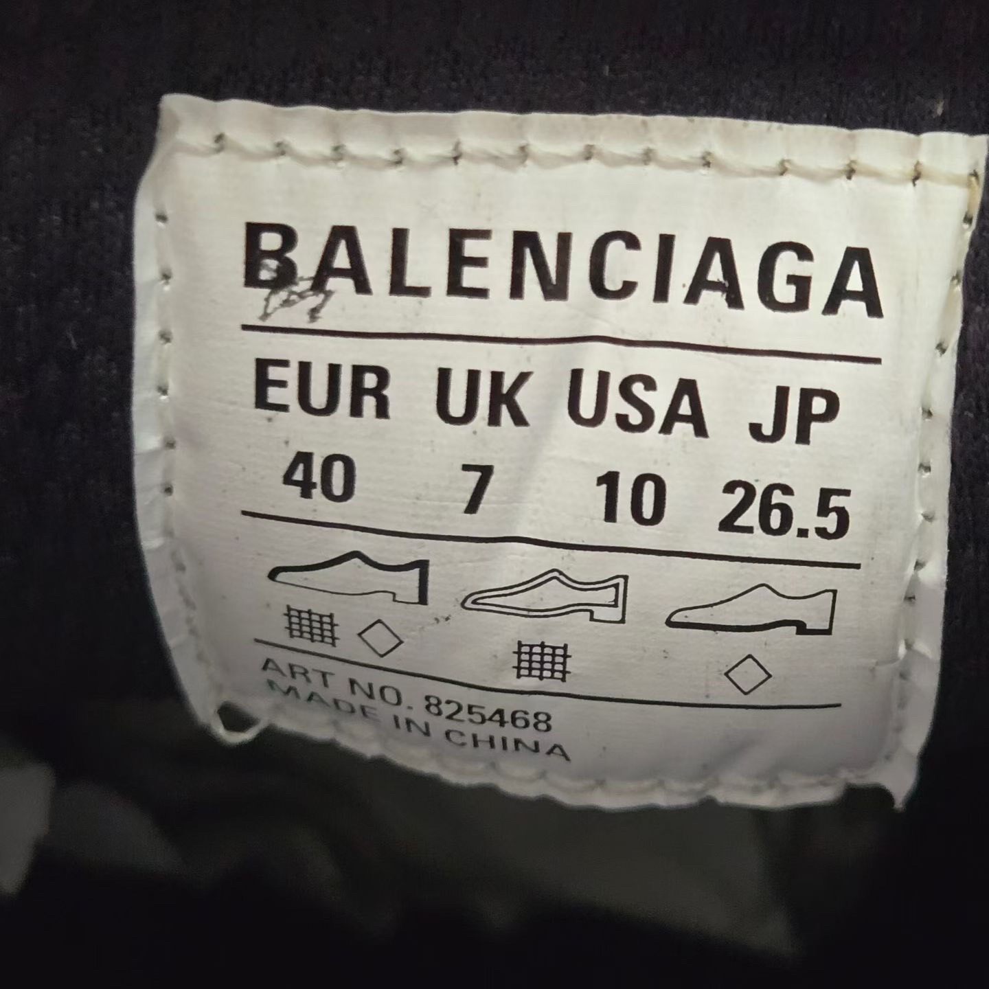 Balenciaga 3XL Bow Mule Shoes — label