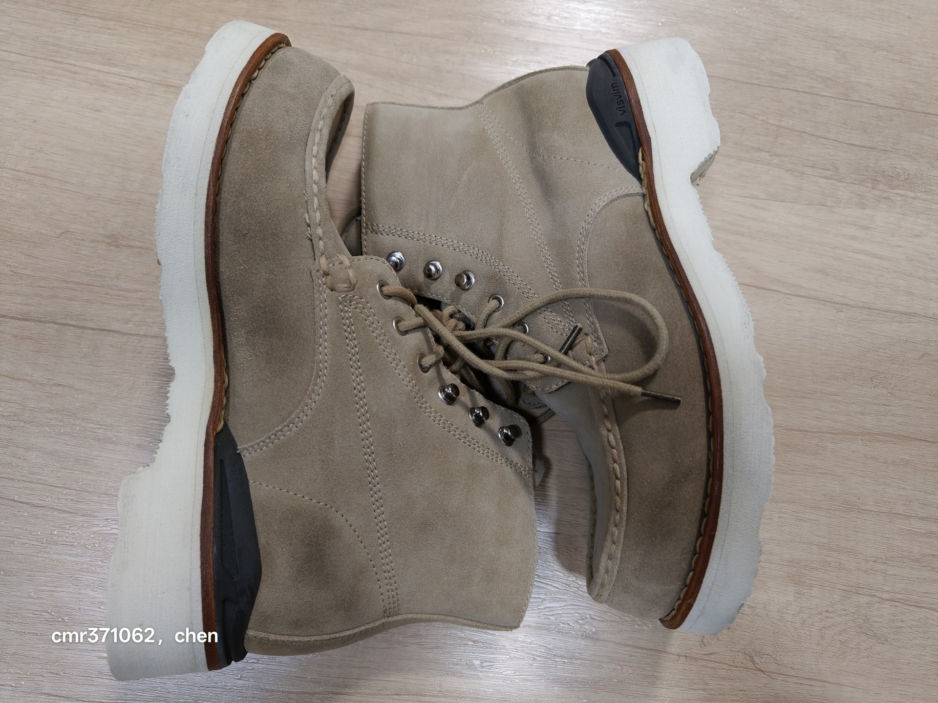 Visvim Virgil Moc Toe Suede Boots — back