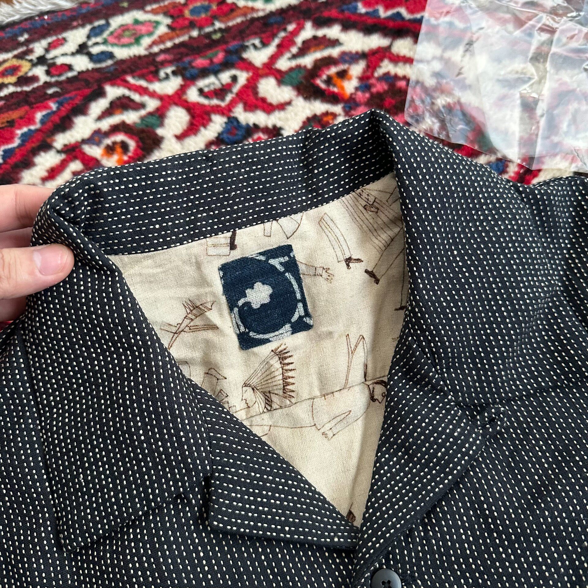 VISVIM 24AW ICT Wallis Down Short Sleeve Shirt — back