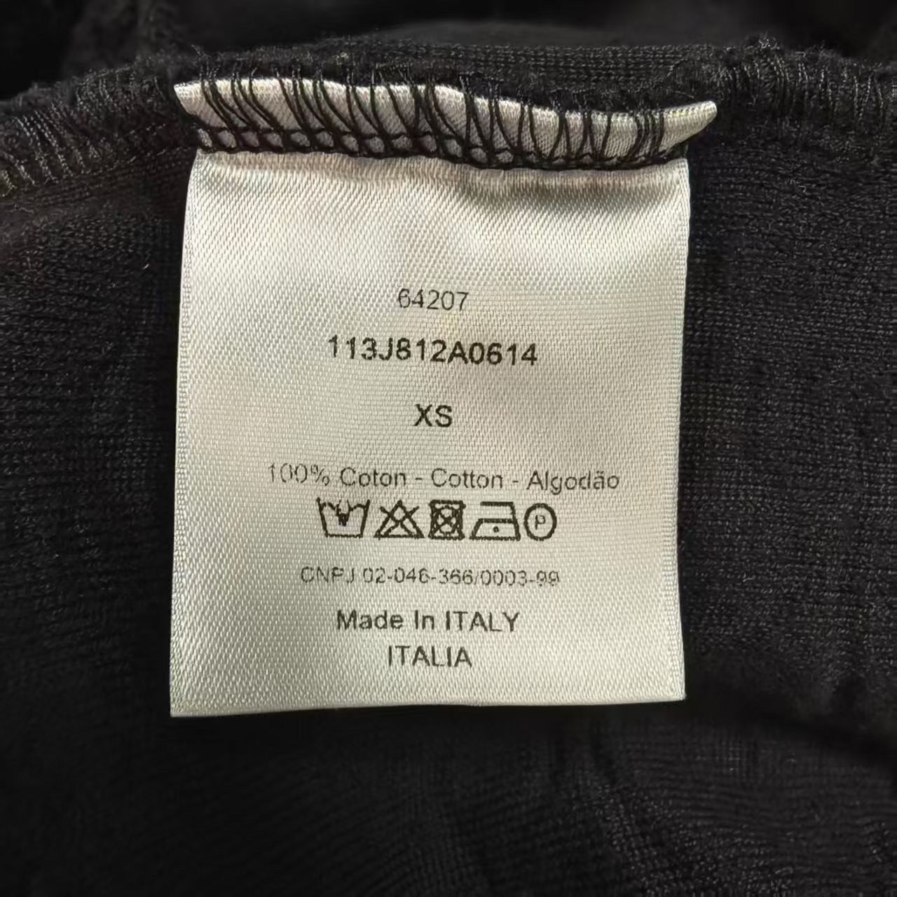 Dior Terry Cloth Monogram Polo Shirt — back