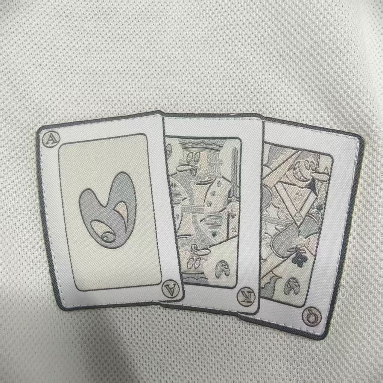Dior x Kenny Scharf White Polo Shirt — detail