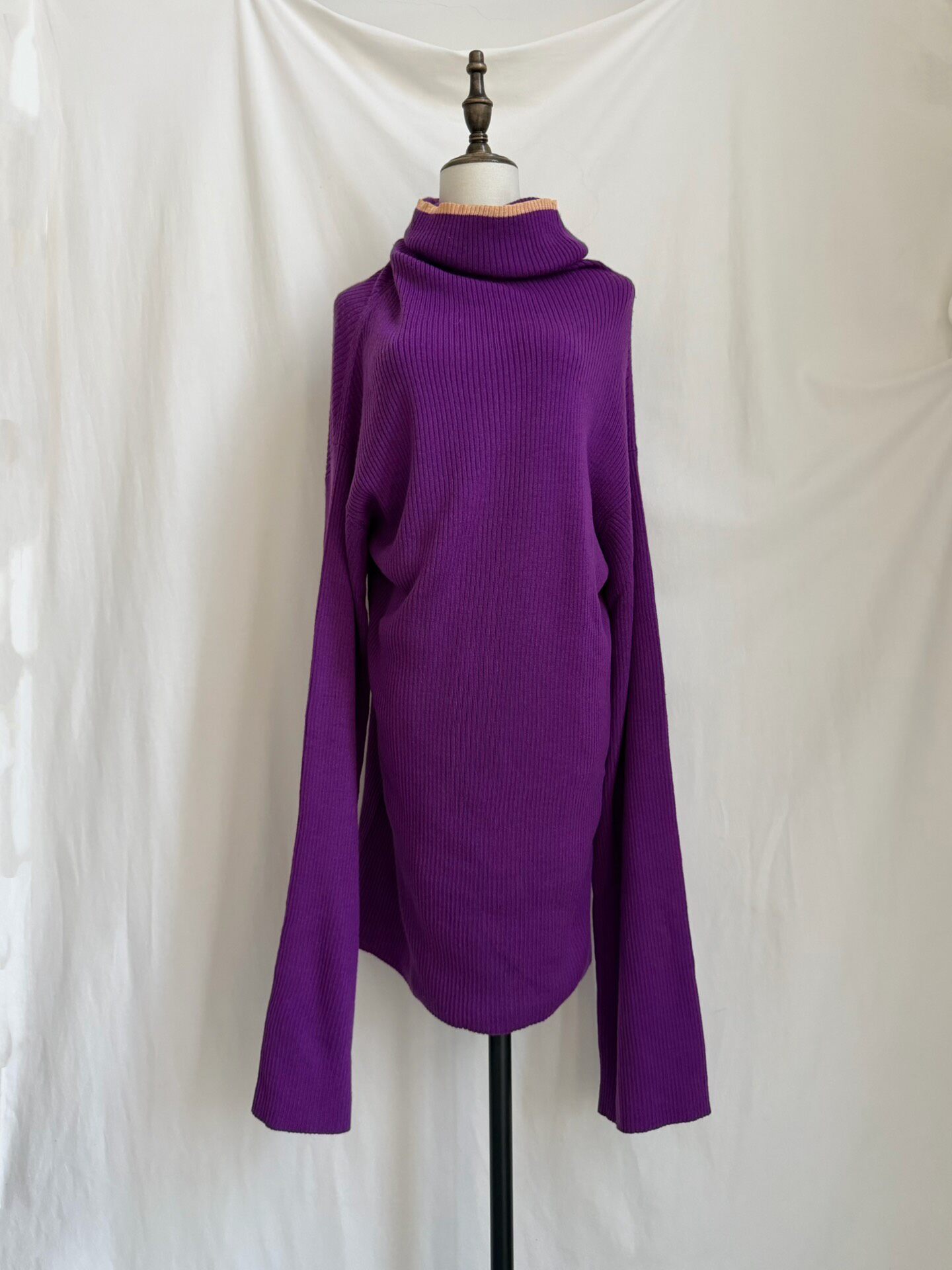 Y's 2003 Purple Turtleneck Sweater