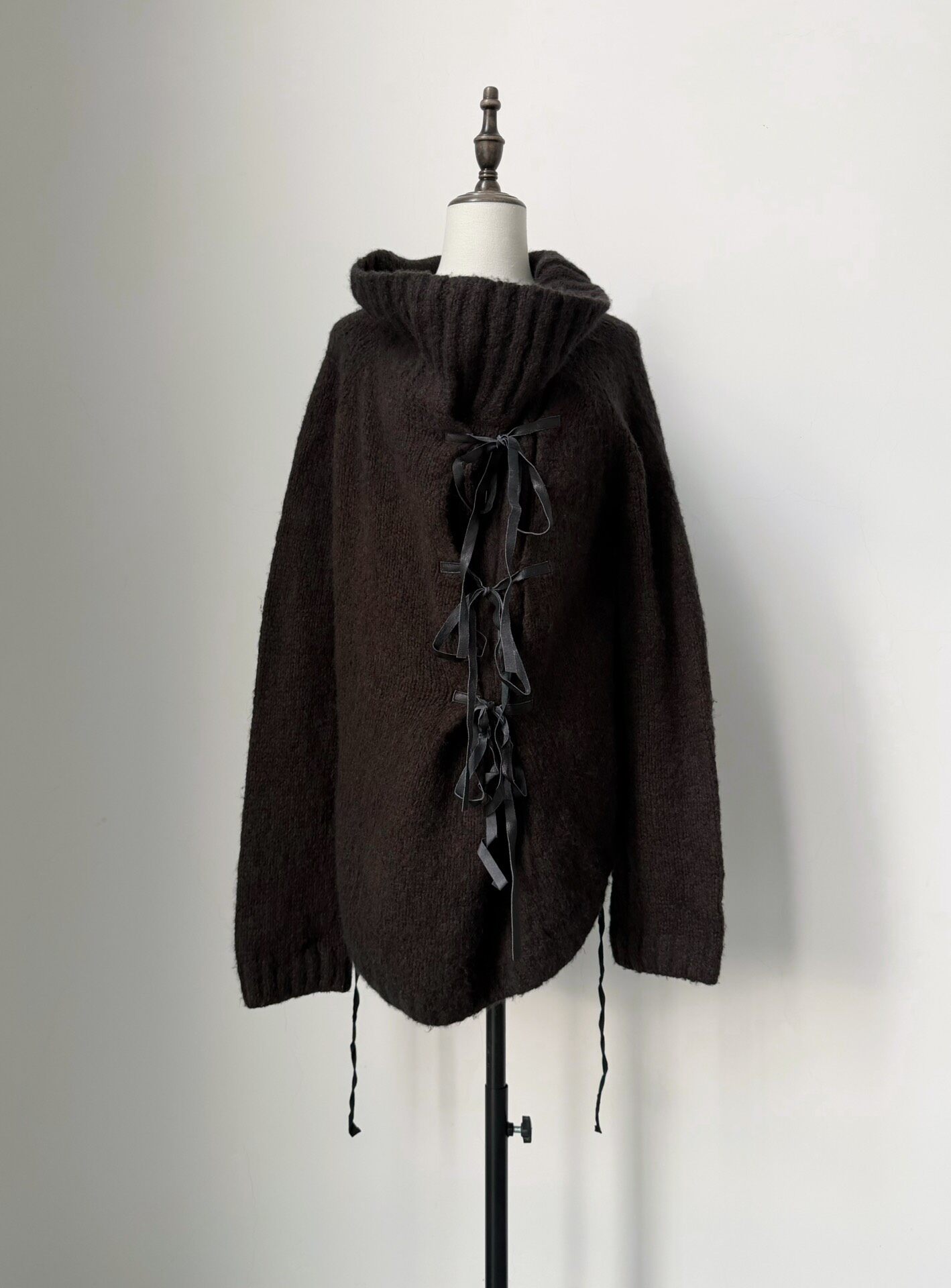 Ann Demeulemeester Lace-Up Knit Sweater