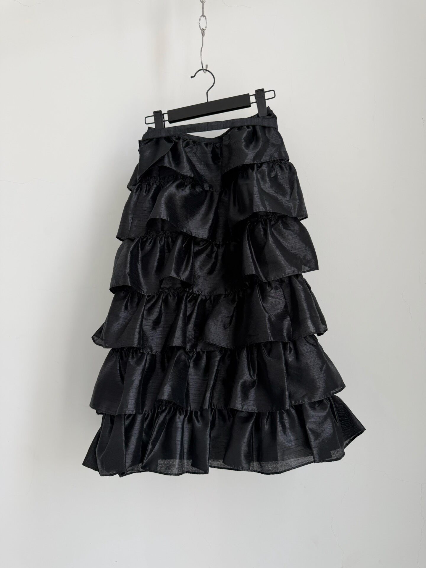 Comme des Garcons Tiered Midi Skirt — front