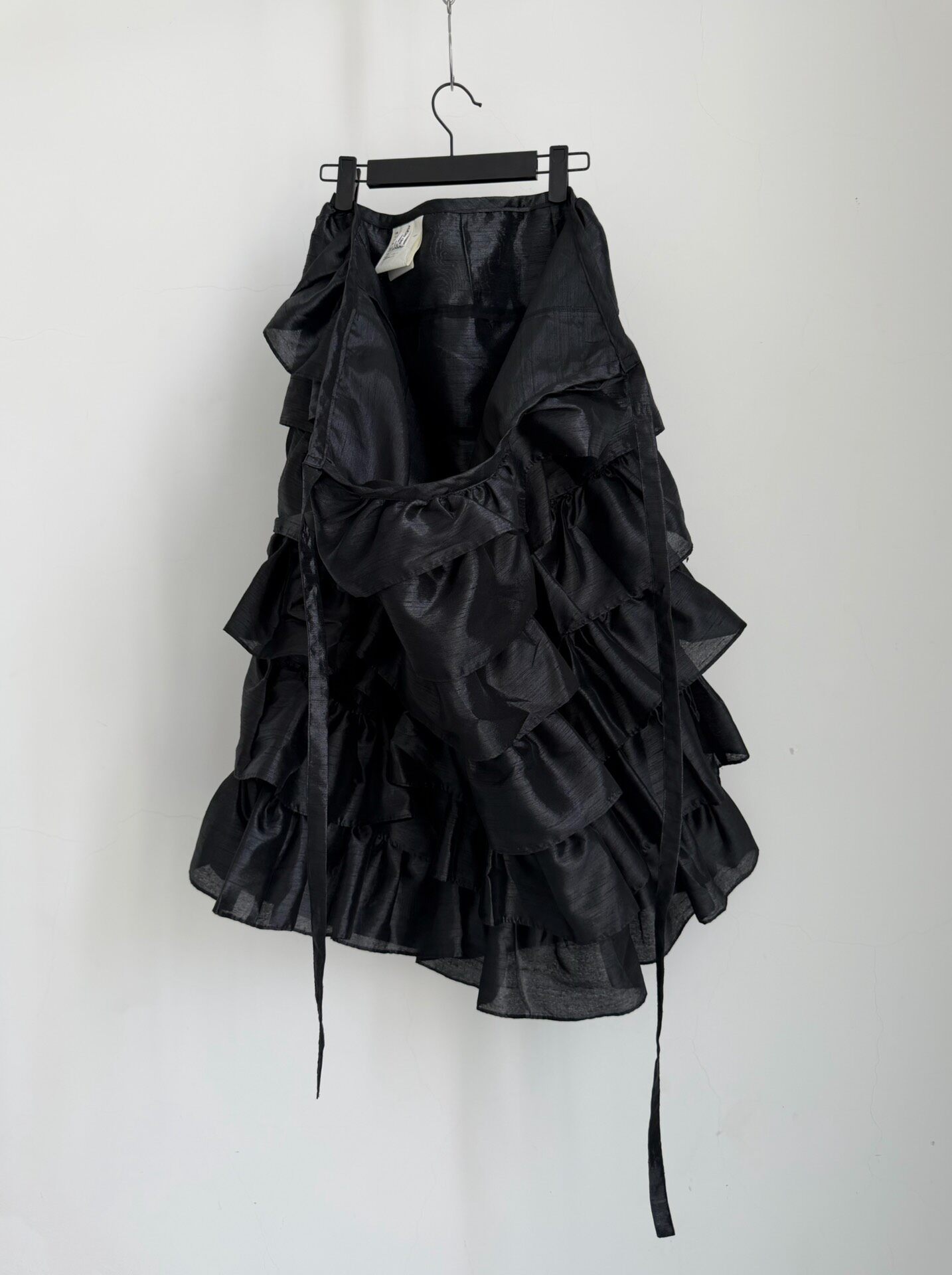Comme des Garcons Tiered Midi Skirt — back