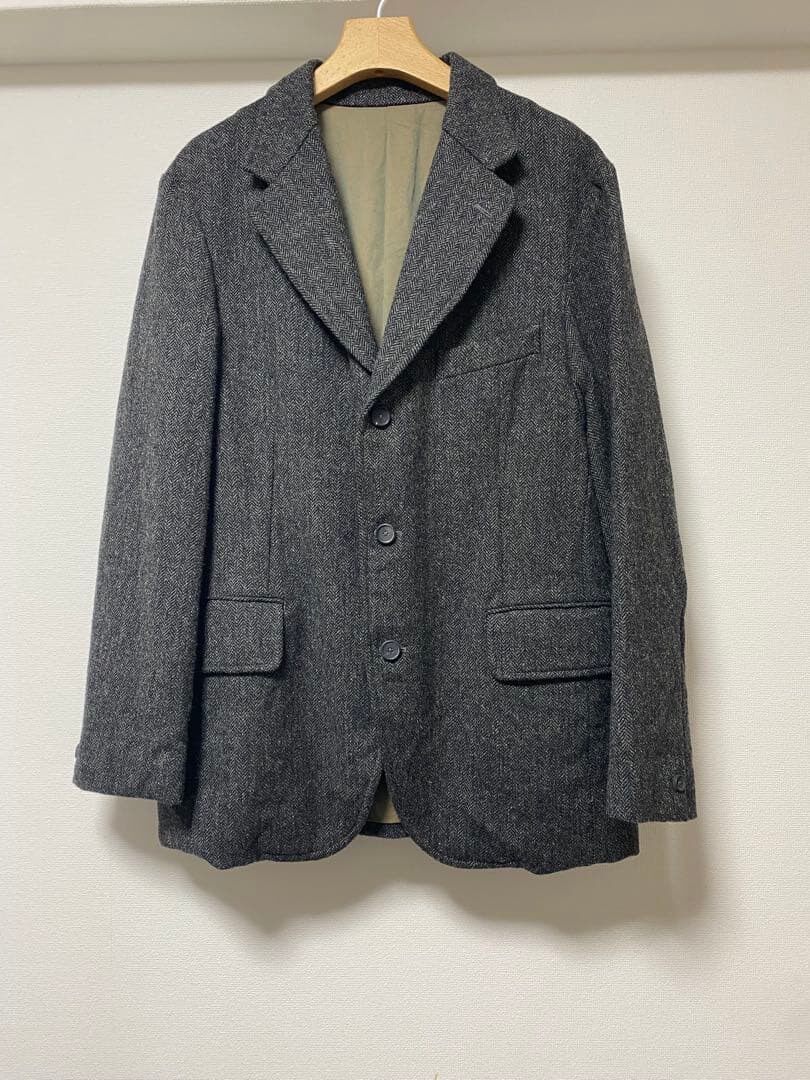 A.Presse 22AW Wool Herringbone Blazer