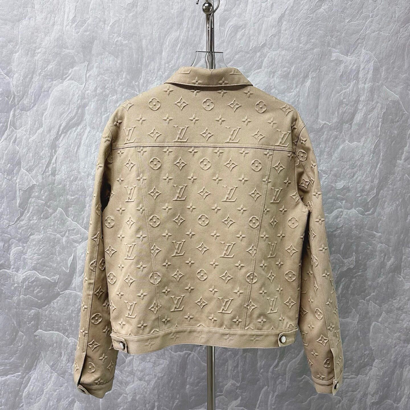 Louis Vuitton SS25 Embossed Denim Jacket — back