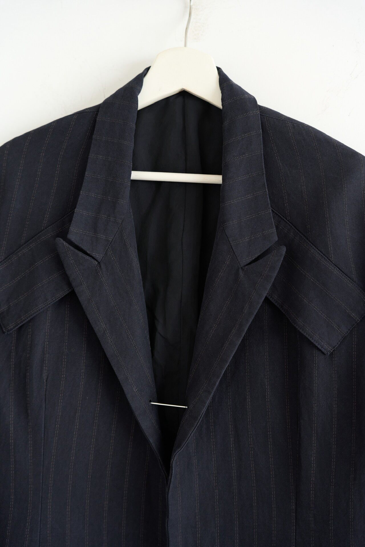 Yohji Yamamoto 06aw Pinstripe Blazer — detail