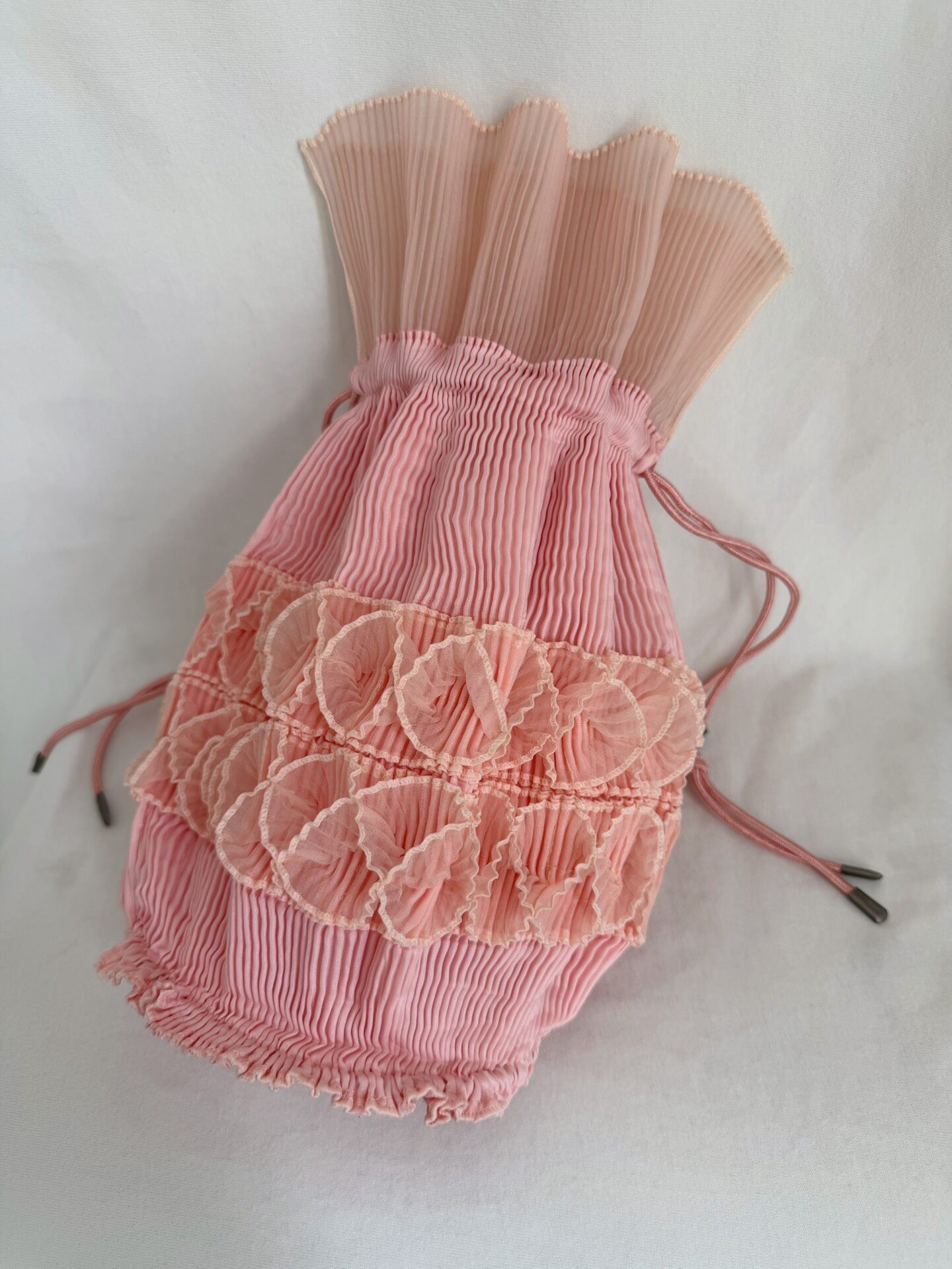 Issey Miyake Fete Drawstring Bucket Bag — front
