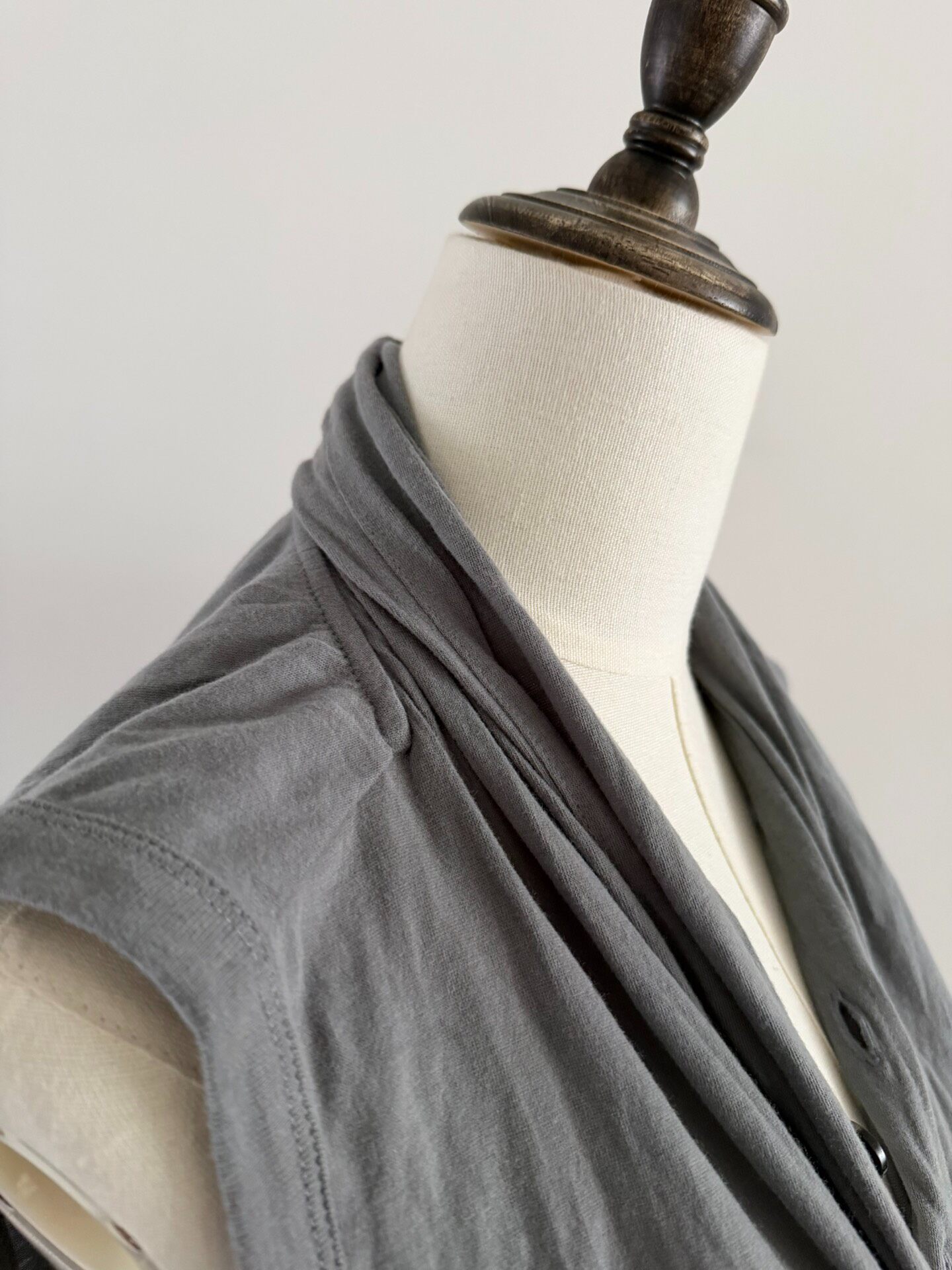 Ann Demeulemeester Sleeveless Cardigan Vest — back