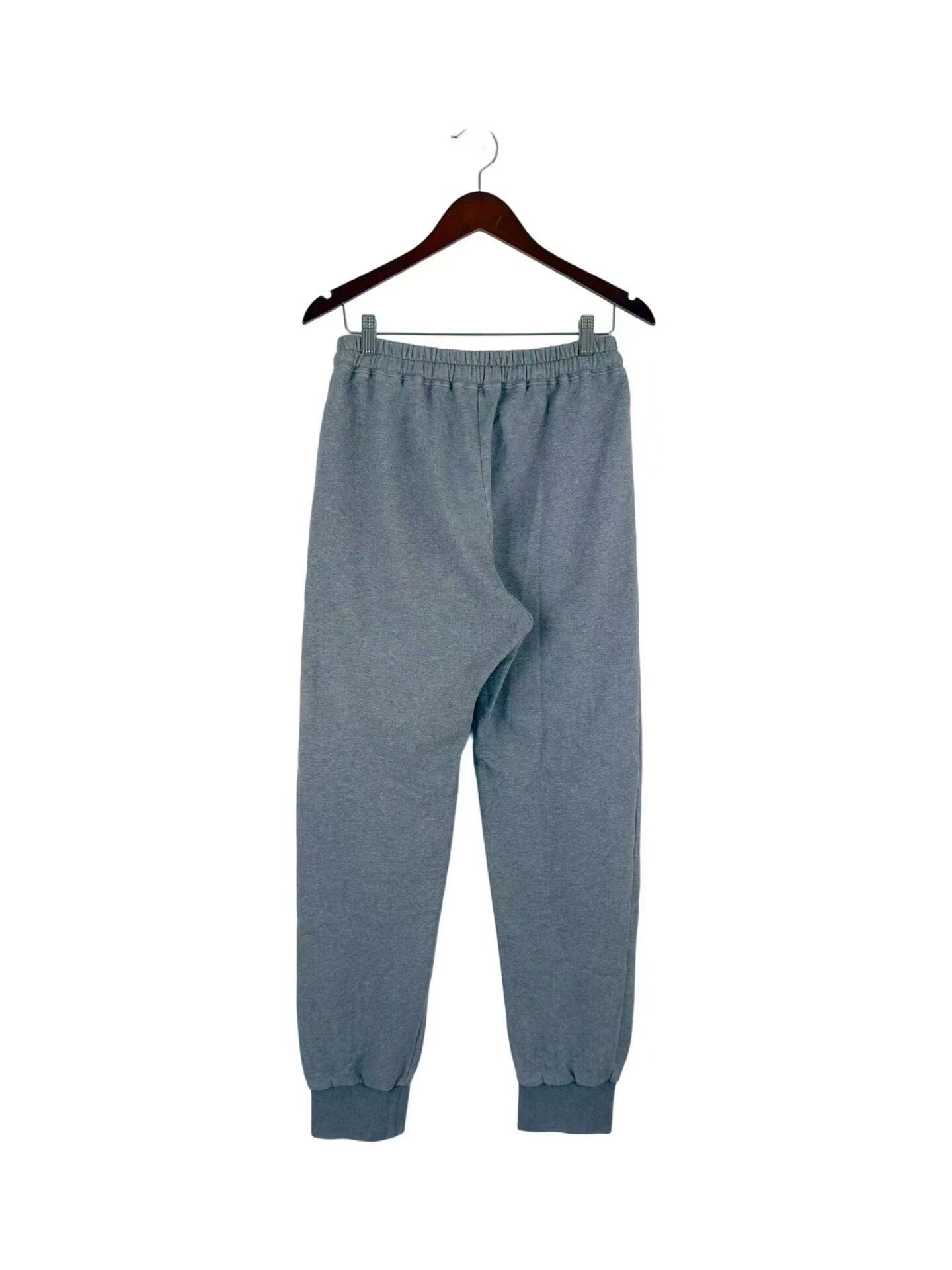 Louis Vuitton Gray Logo Knit Joggers — front
