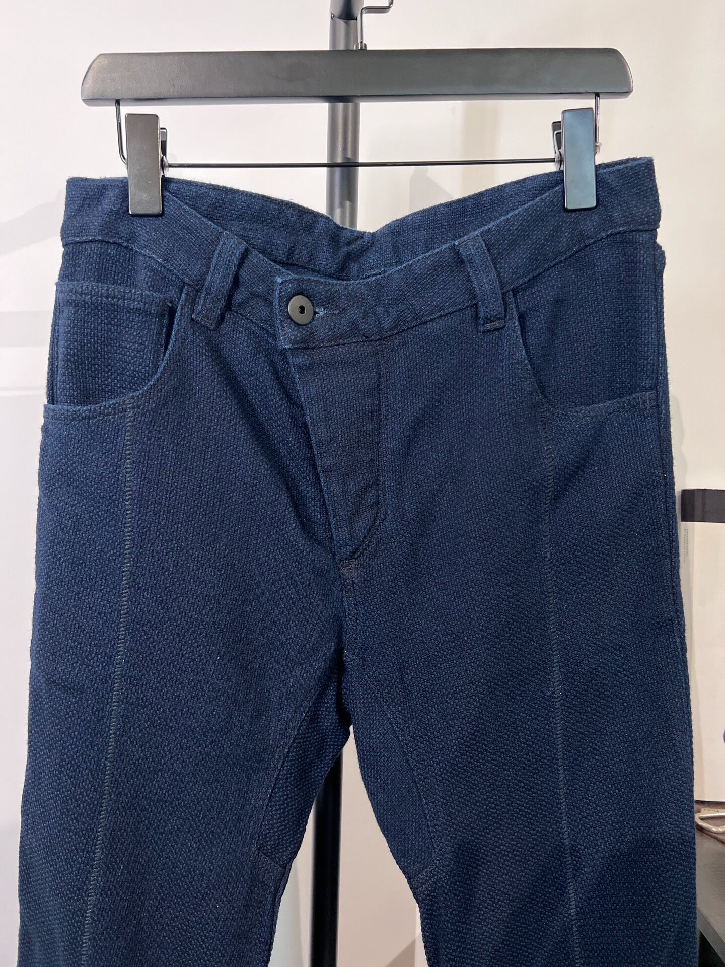 Boris Bidjan Saberi Cotton-Linen Pants — detail