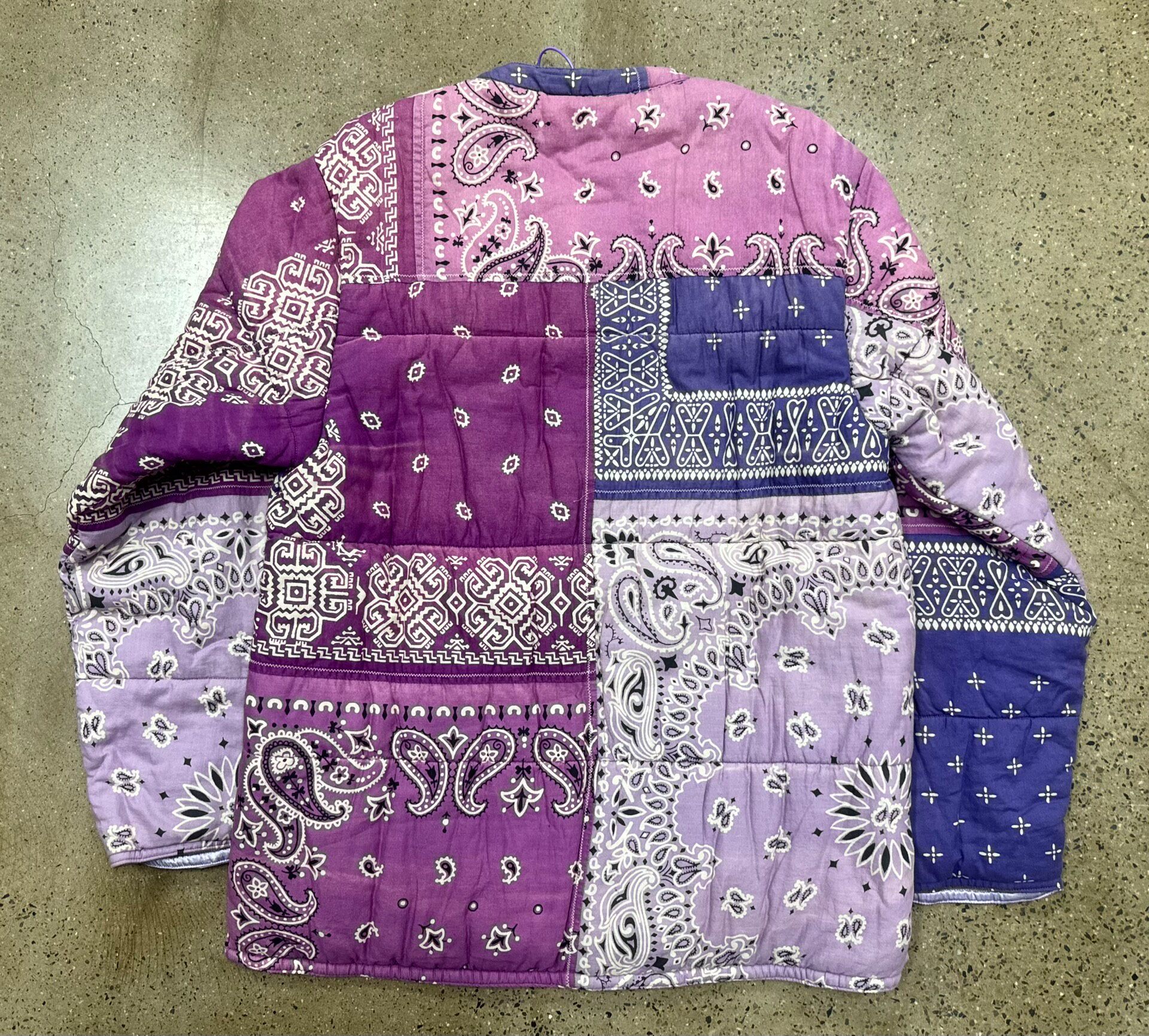 Kapital Quilted Patchwork Bandana Jacket — front