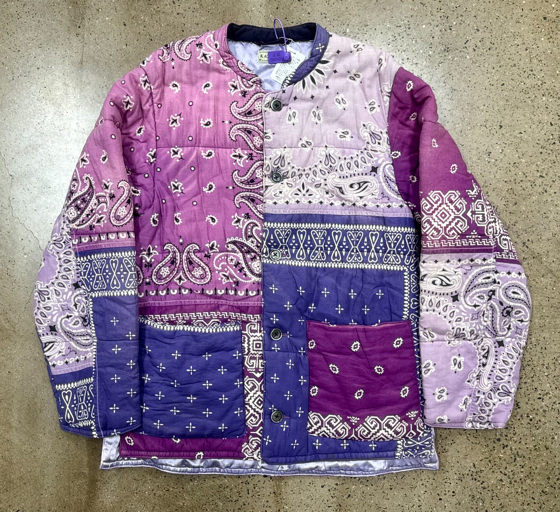 Kapital Quilted Patchwork Bandana Jacket