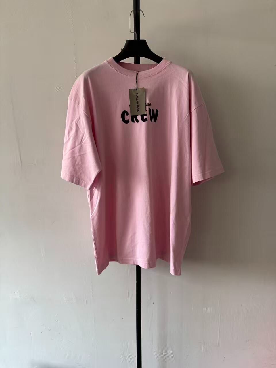 Balenciaga Pink Crew T-Shirt