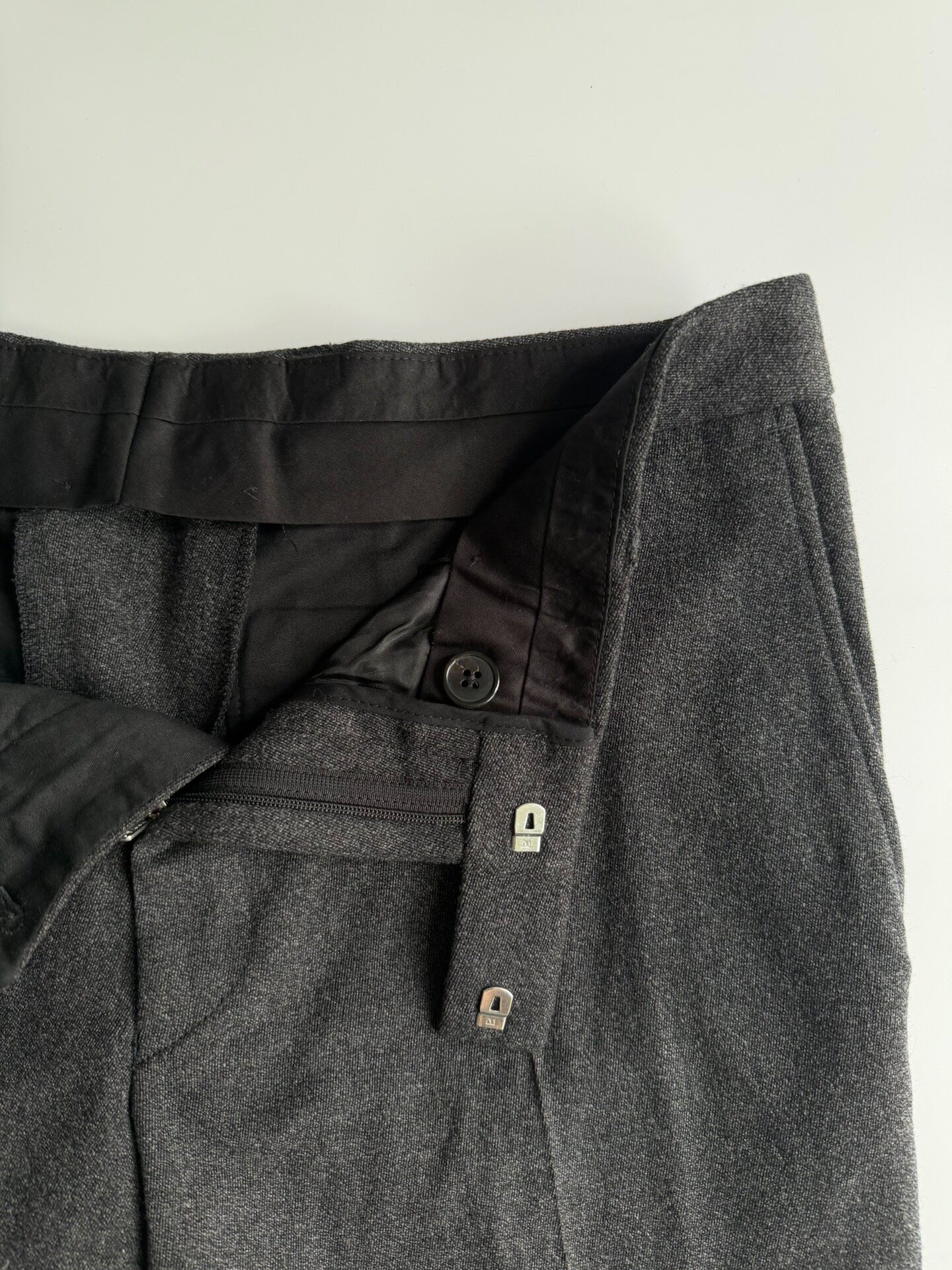Dries Van Noten Wool Dress Pants — back