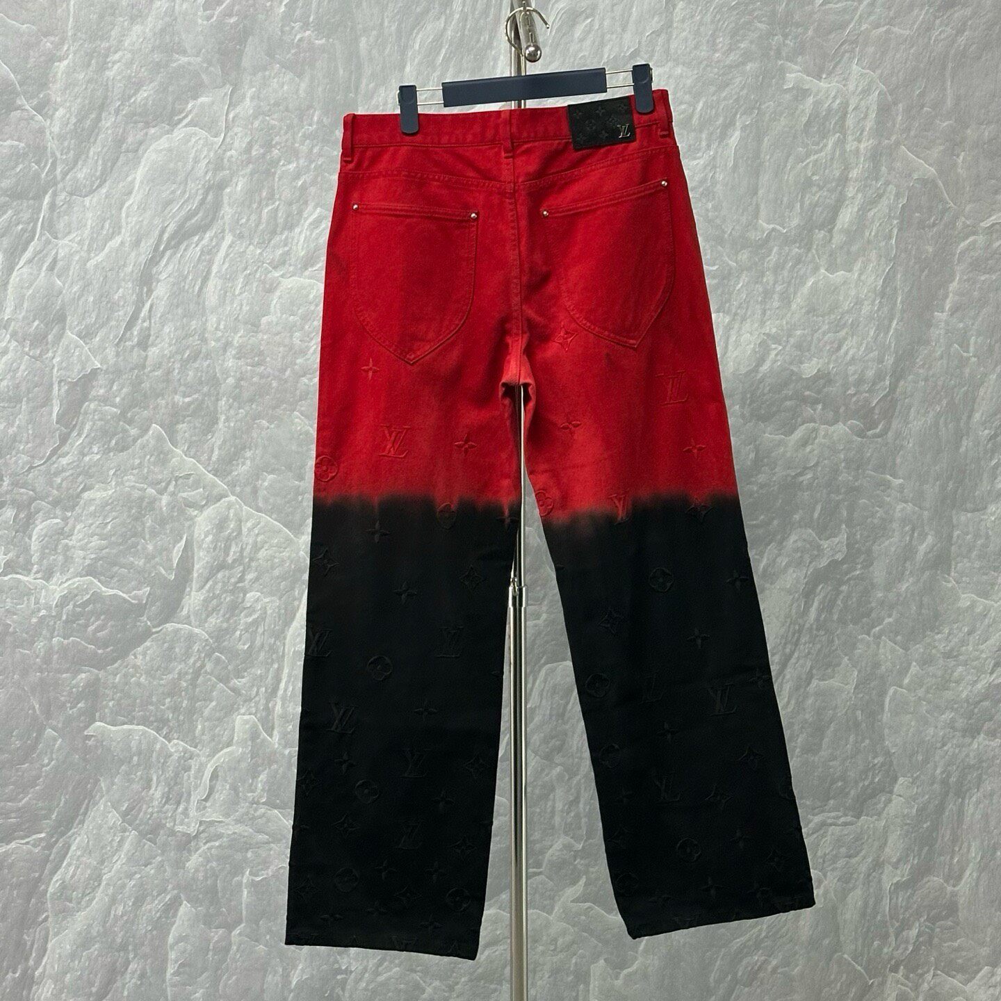 Louis Vuitton SS24 Gradient Denim Pants — back