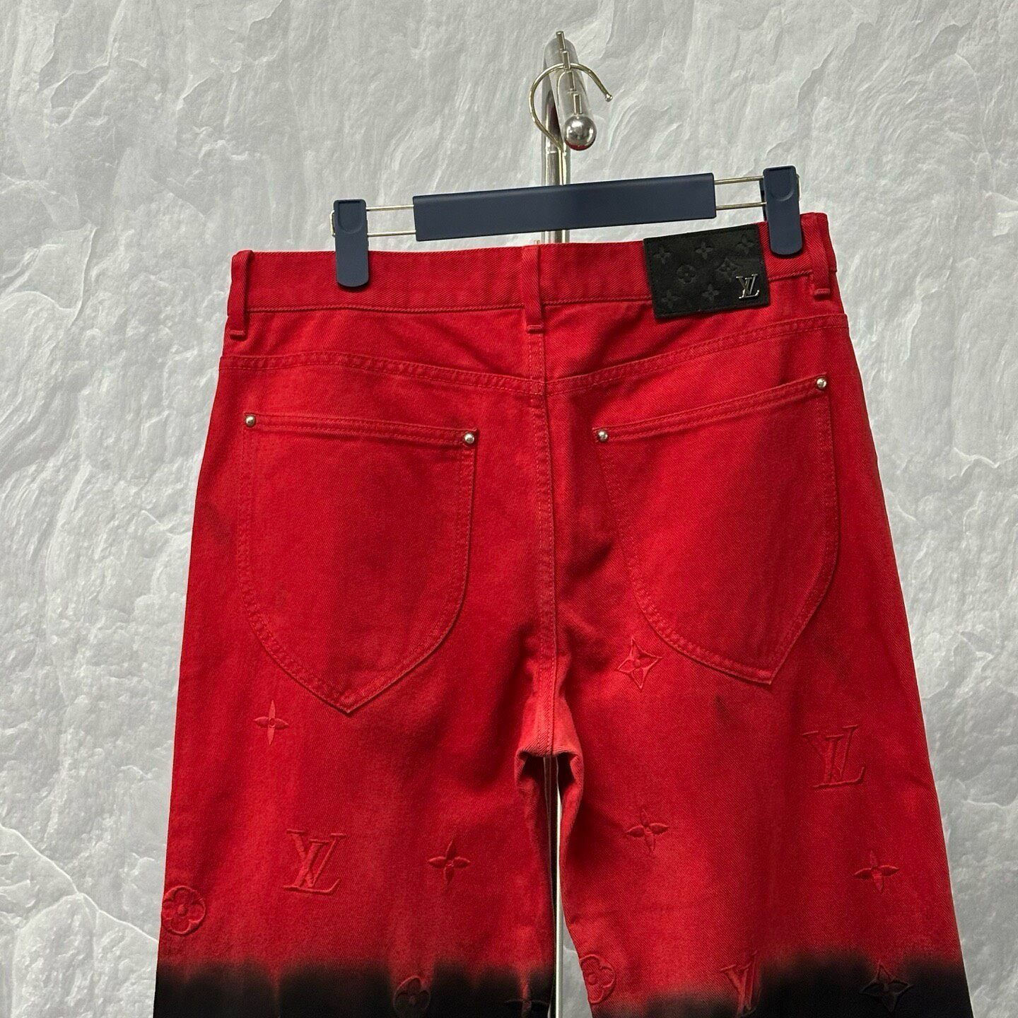 Louis Vuitton SS24 Gradient Denim Pants — detail