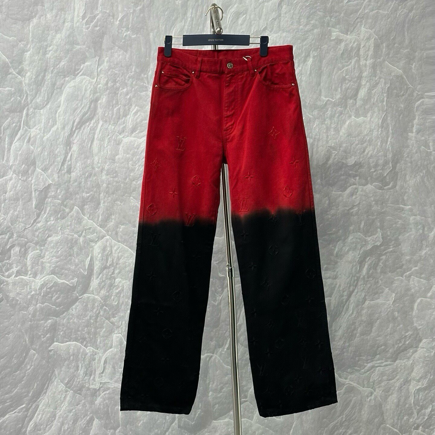 Louis Vuitton SS24 Gradient Denim Pants — front