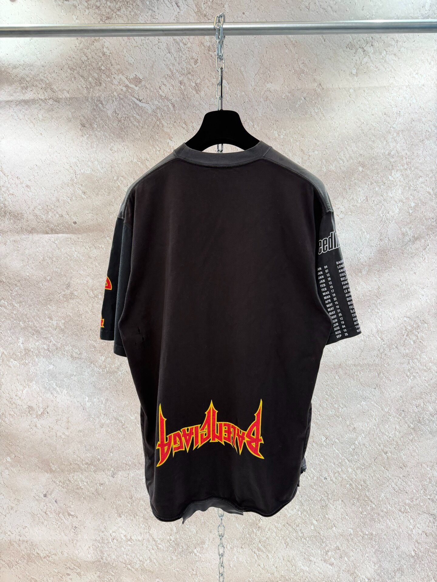 Balenciaga Speedhunters Mirrored Tee — back