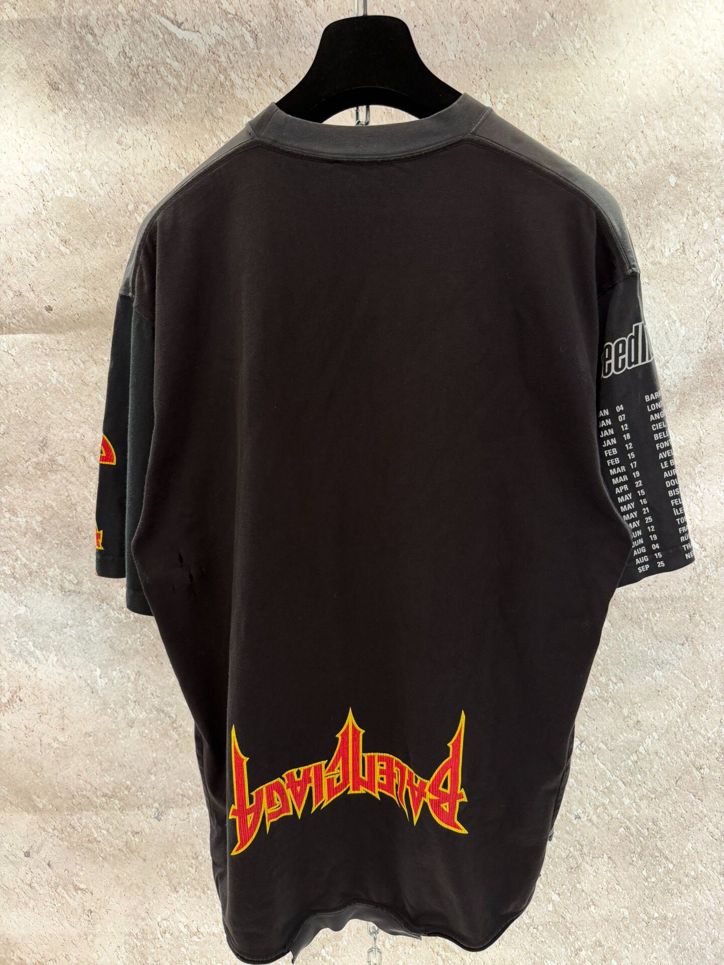 Balenciaga Speedhunters Mirrored Tee — detail