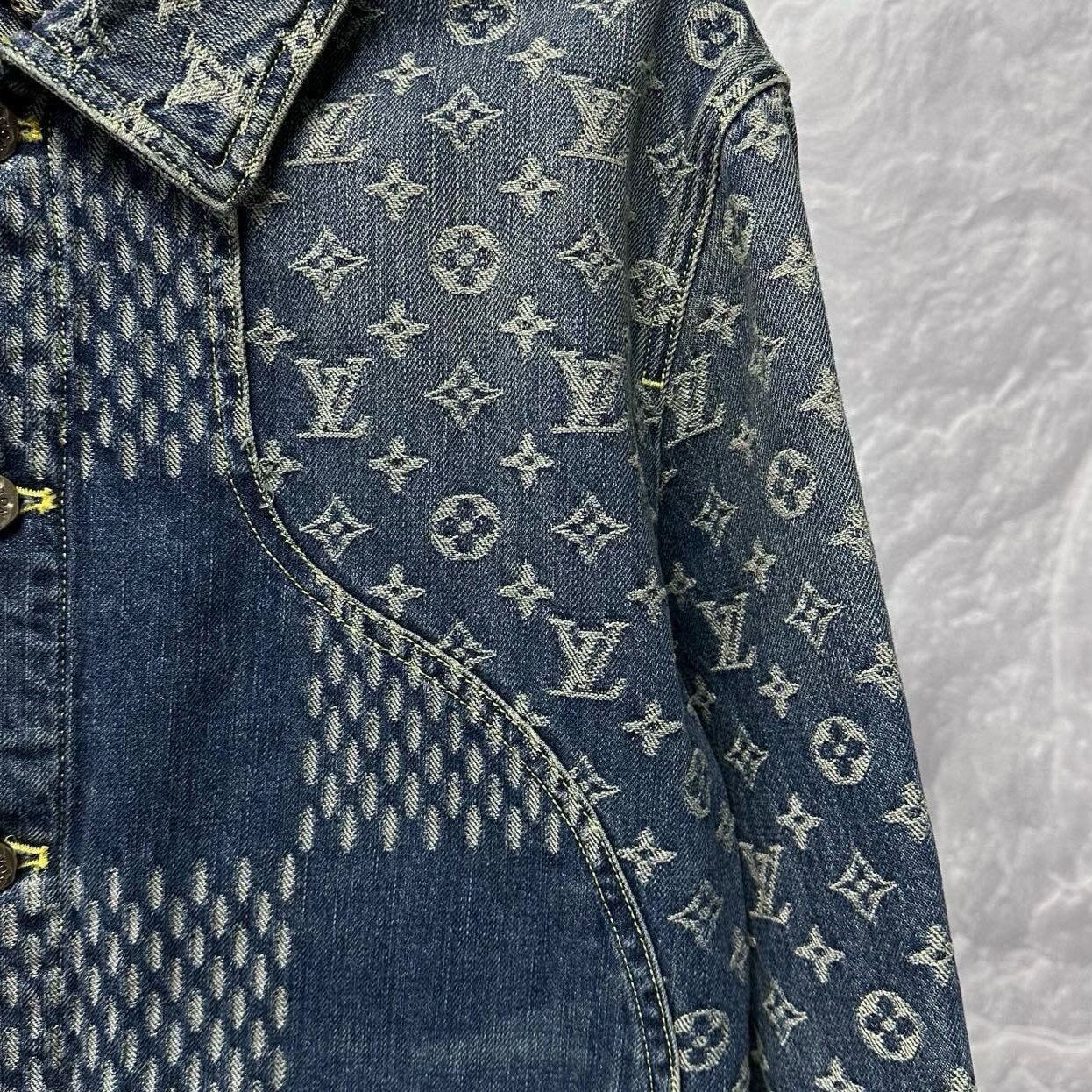Louis Vuitton x Nigo Denim Jacket — back