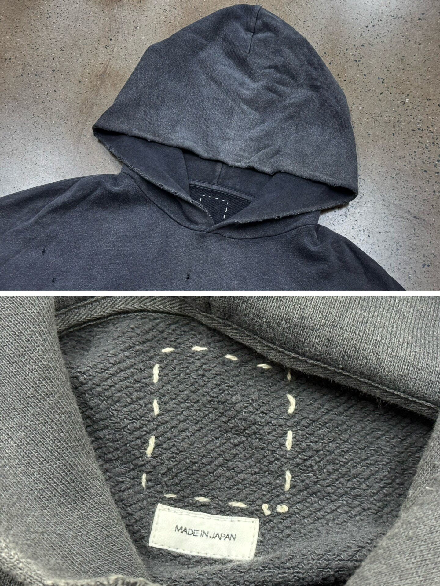 VISVIM 21AW Jumbo CRASH Hoodie — label