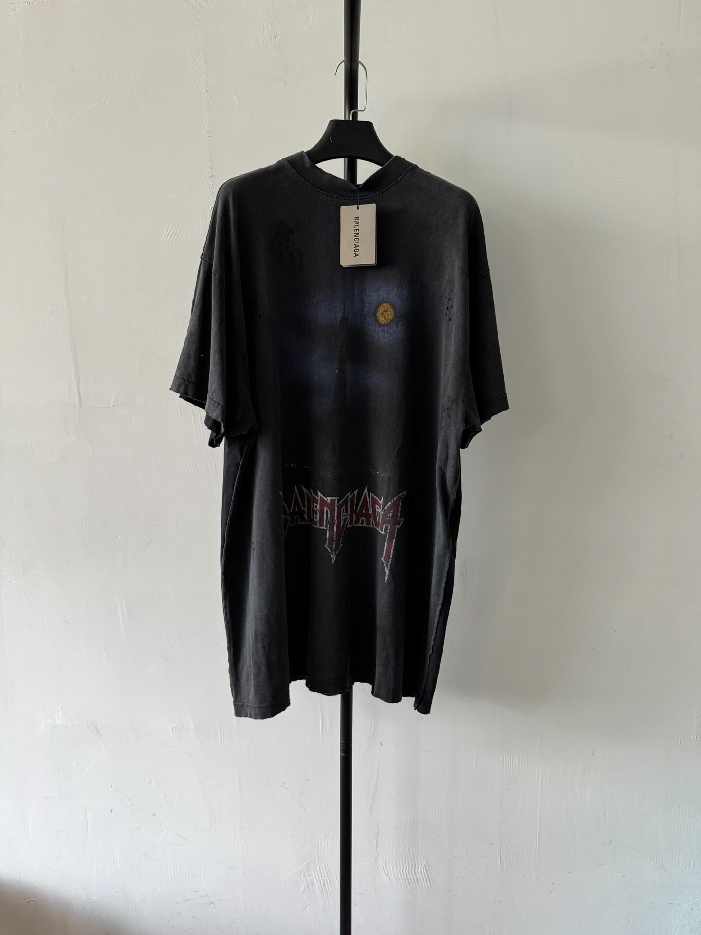 Balenciaga Oversized Black Short-Sleeve Tee