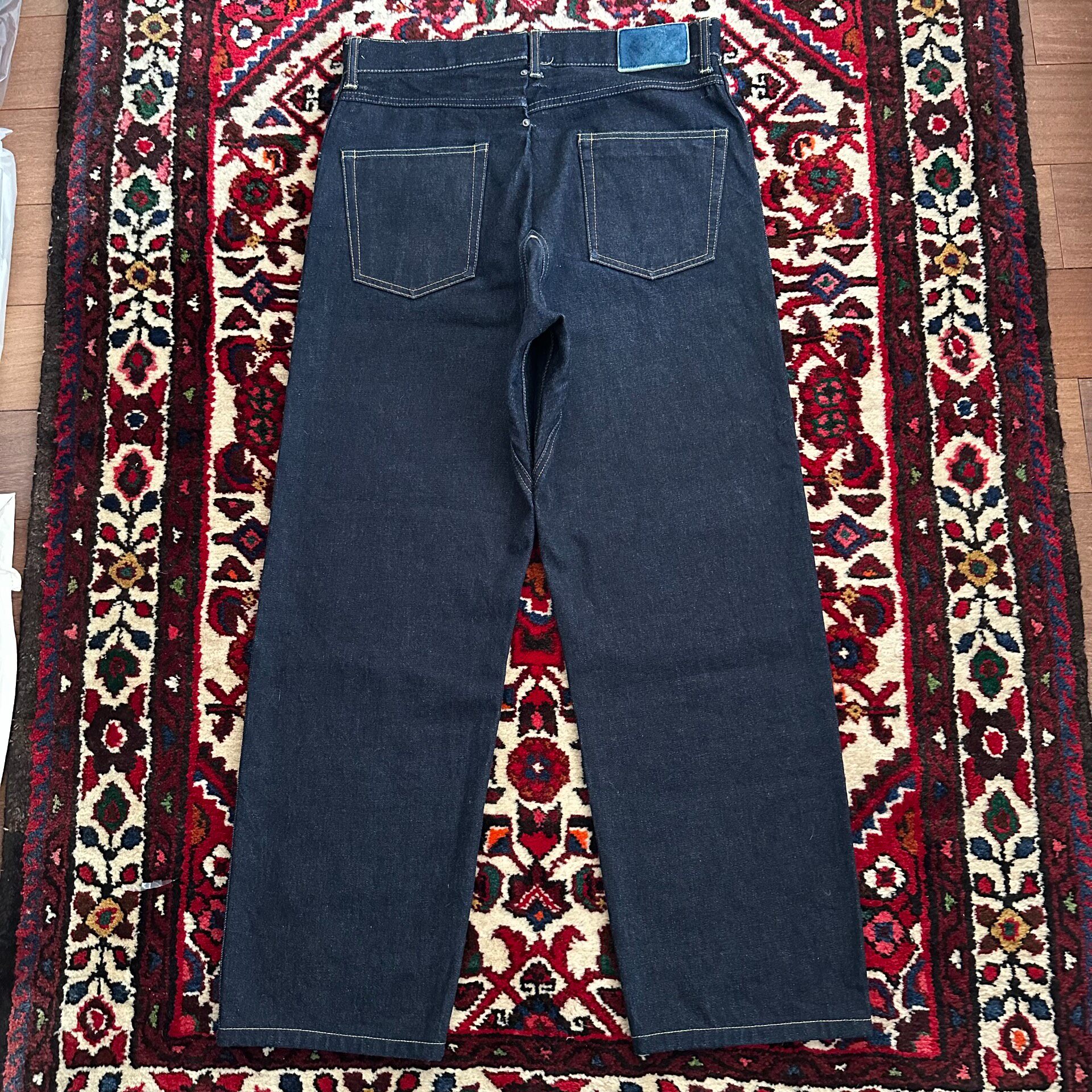 Visvim 18SS Raw Denim Hakama Jeans — front