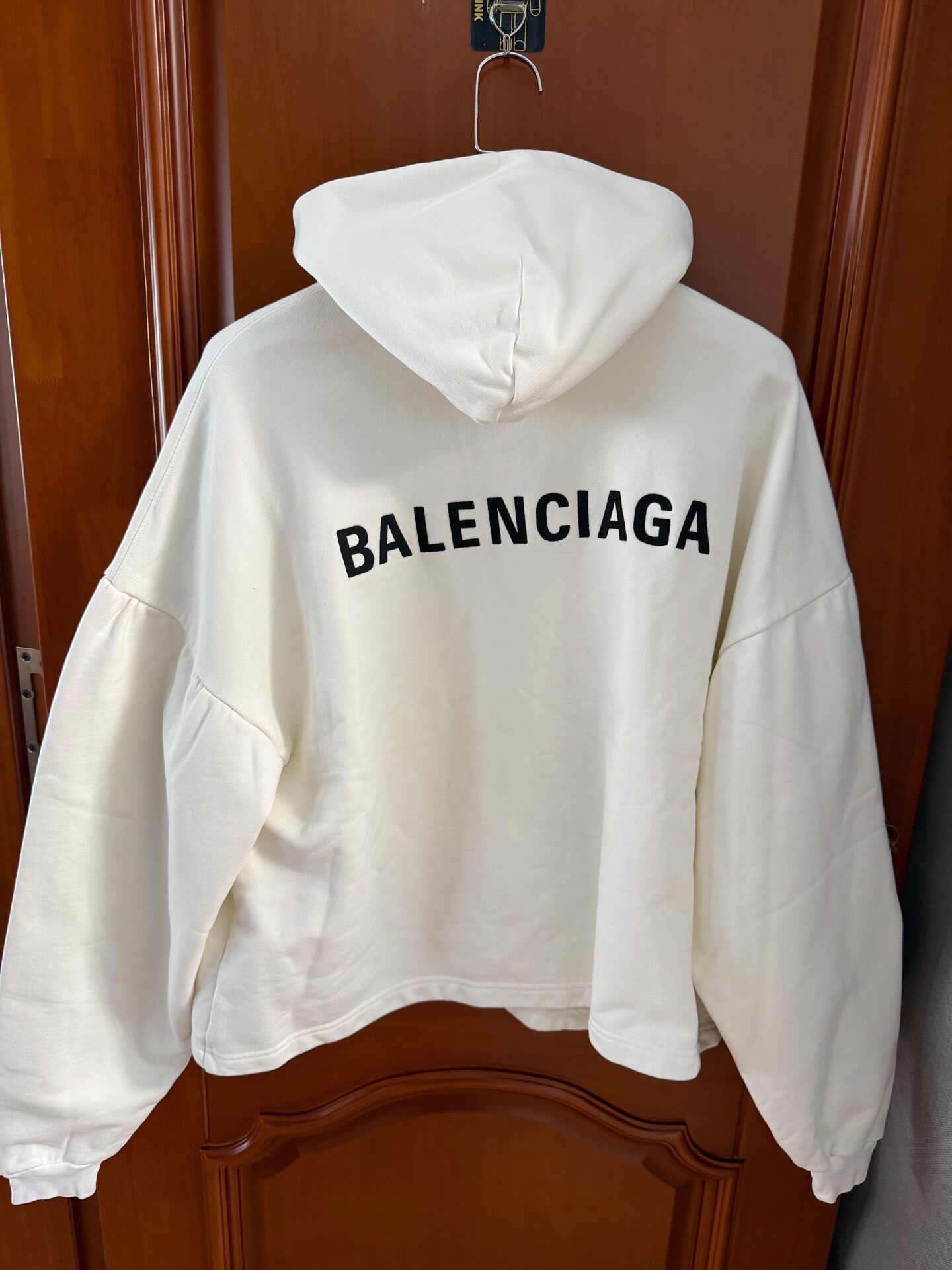 Balenciaga 24FW Hooded Logo Sweatshirt — front