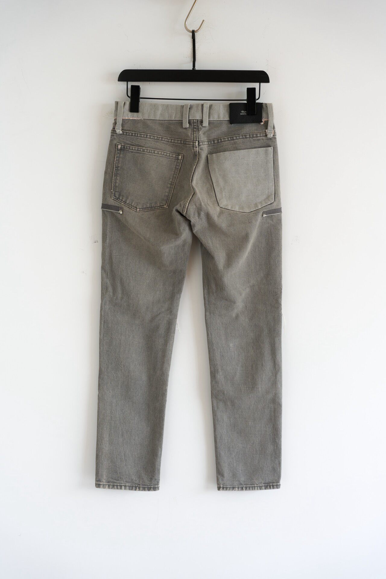 Undercover 12SS Gray Distressed Jeans — front