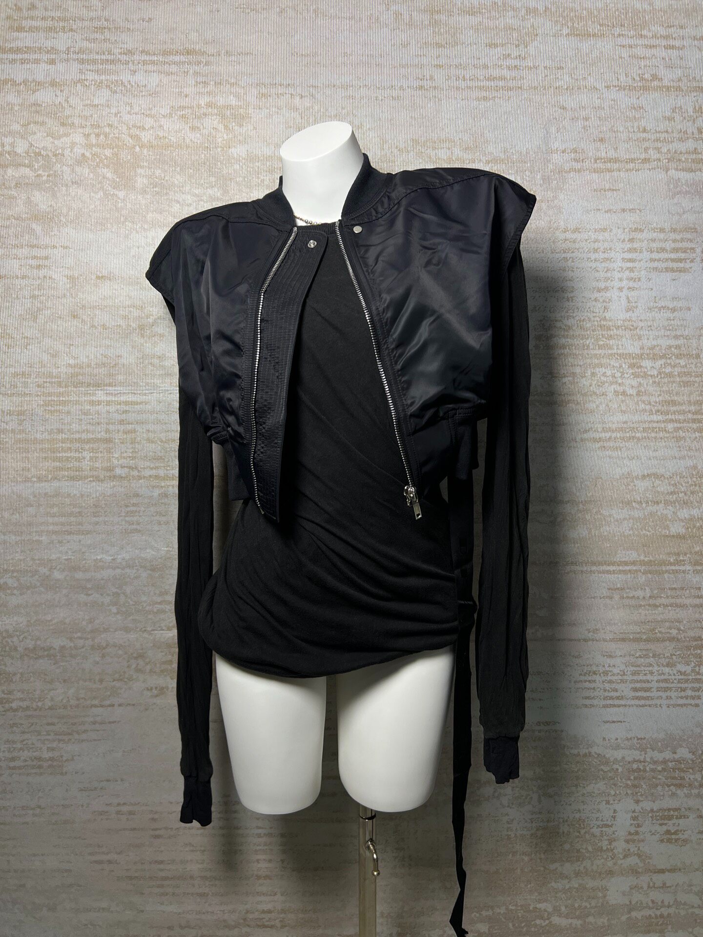 Rick Owens DRKSHDW LIDO Satin Jacket