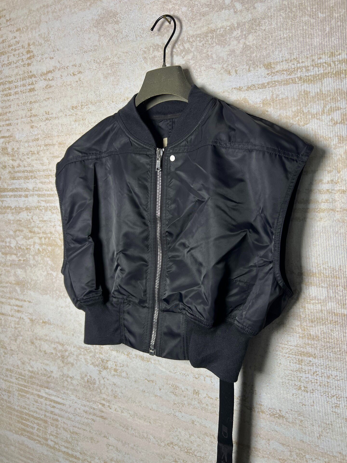 Rick Owens DRKSHDW LIDO Satin Jacket — detail