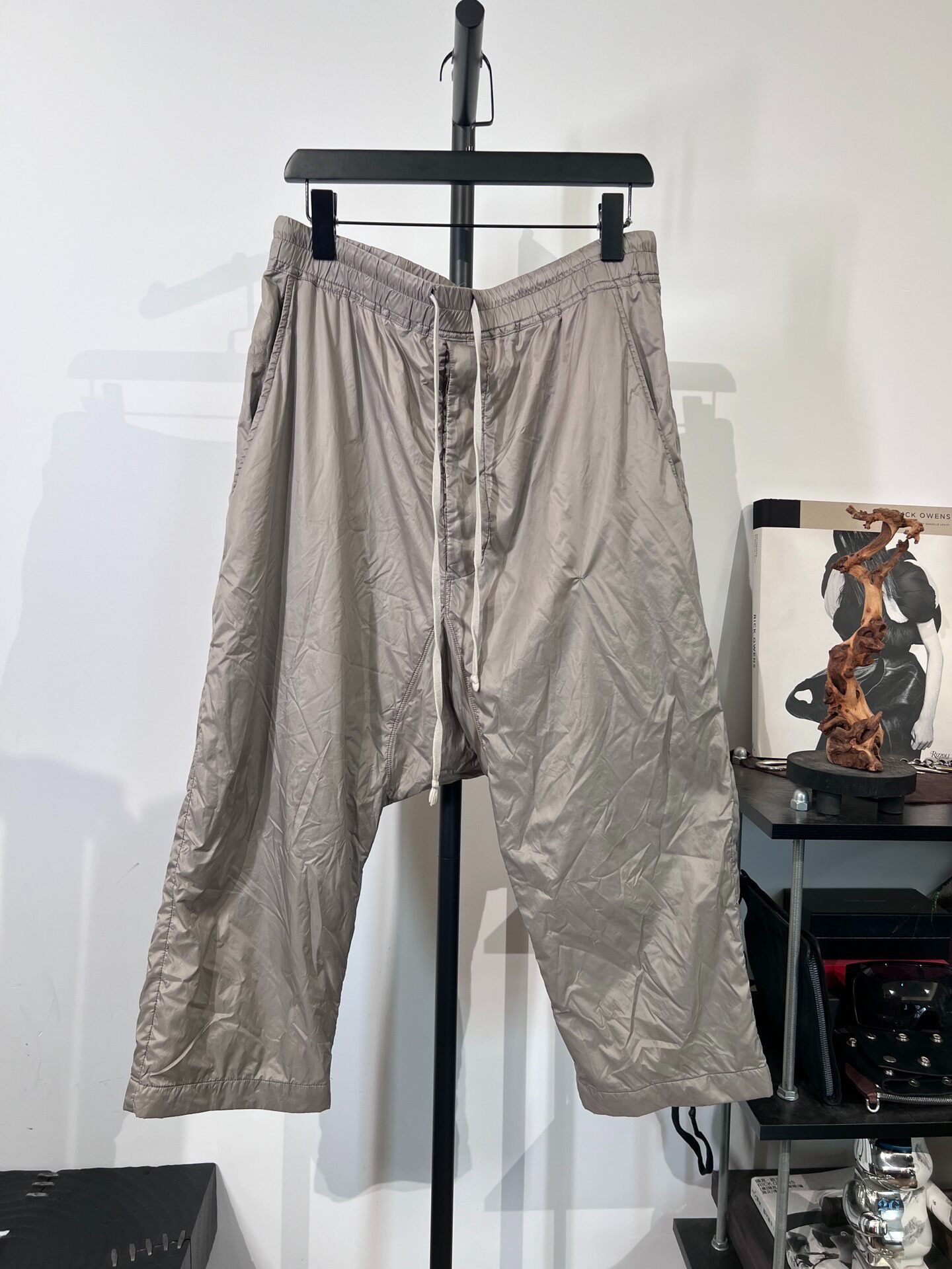 Rick Owens Mainline Nylon Cropped Pants