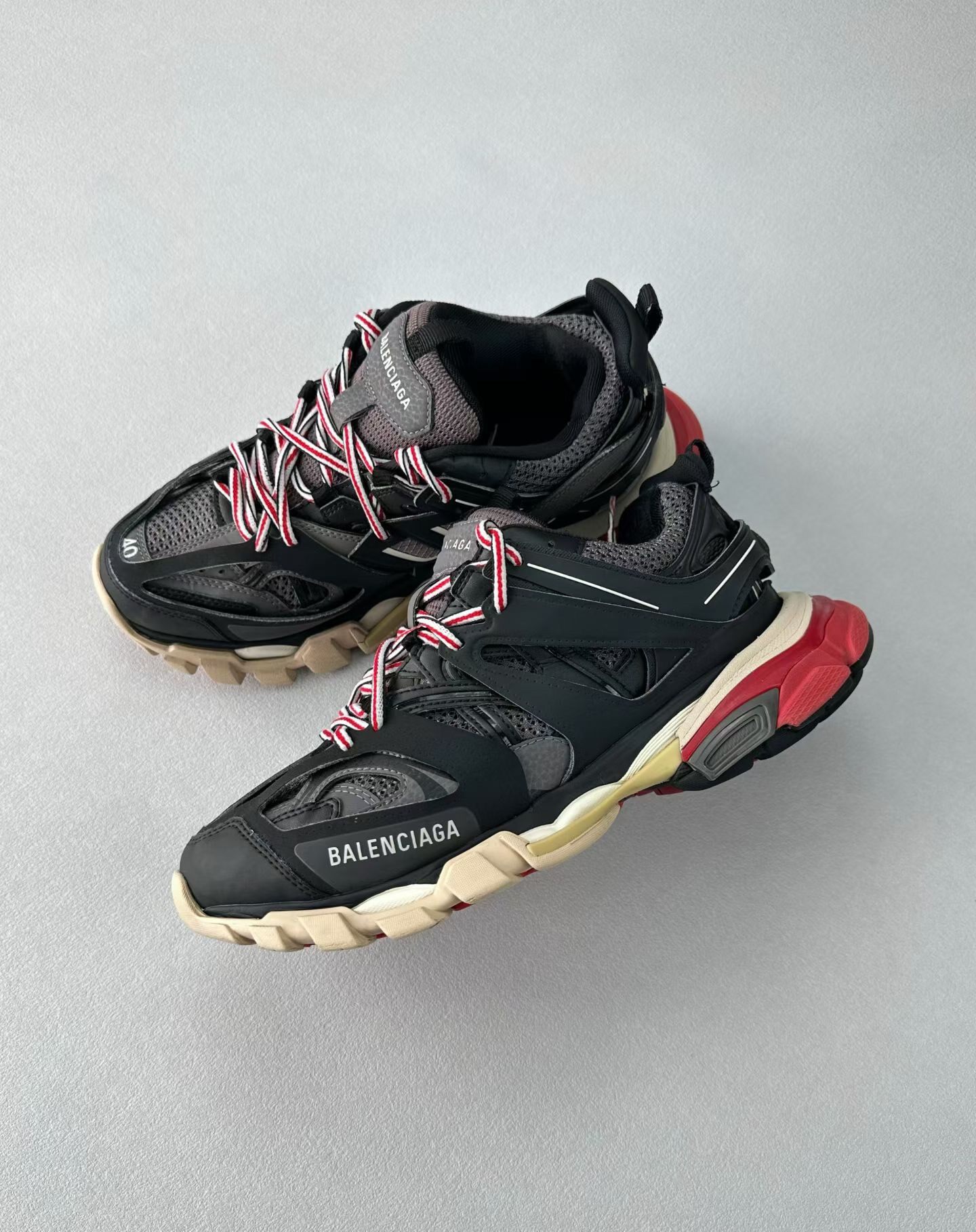 Balenciaga Track Black Red Sneakers