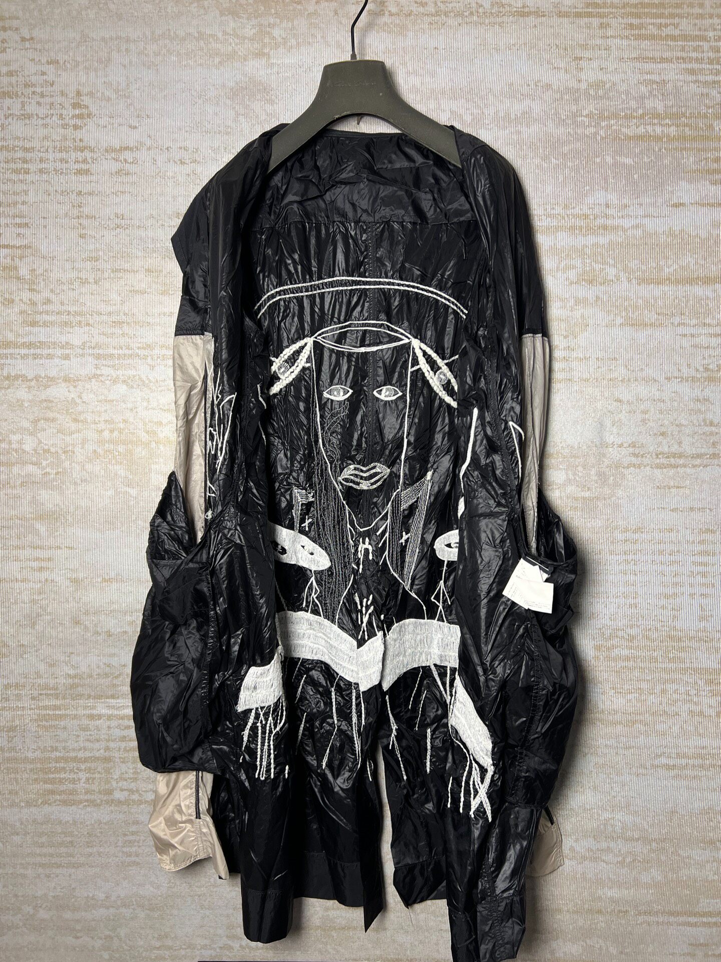 Rick Owens 15ss Showpiece Embroidered Windbreaker — back