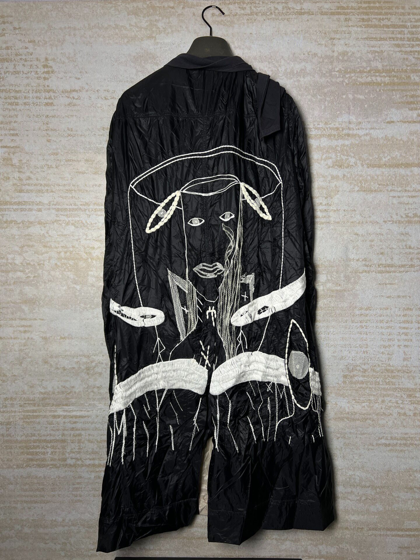 Rick Owens 15ss Showpiece Embroidered Windbreaker — front