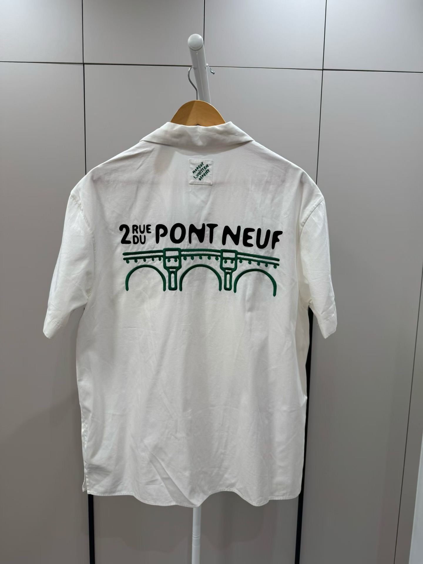 Louis Vuitton Pharrell Flower Short Shirt — front
