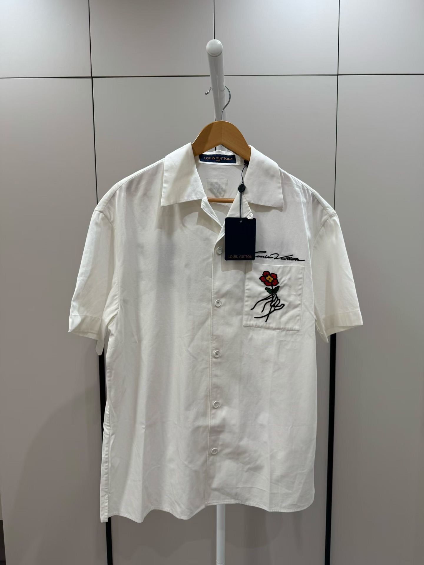 Louis Vuitton Pharrell Flower Short Shirt