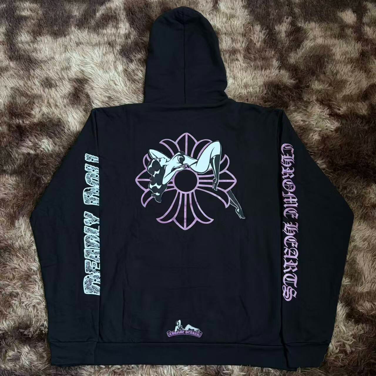 Chrome Hearts x Deadly Doll Hoodie — front