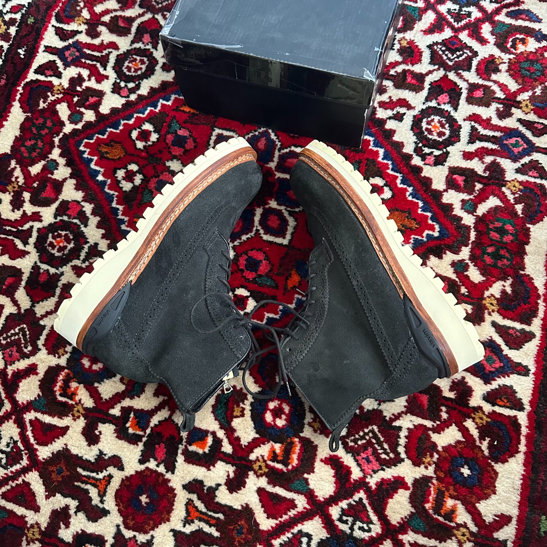 Visvim 13SS PATRICIAN Brogue Boots — detail